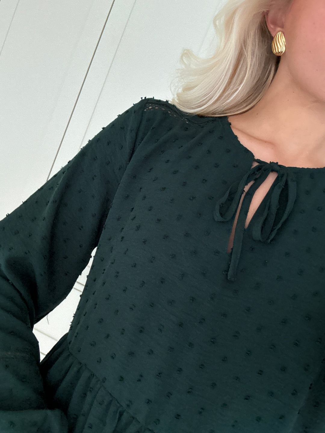 JDY kjole train dobby ls layer scarab