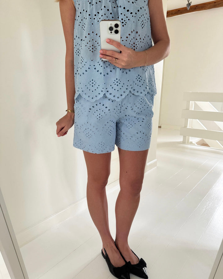 Pieces shorts vilde mw cashmere blue