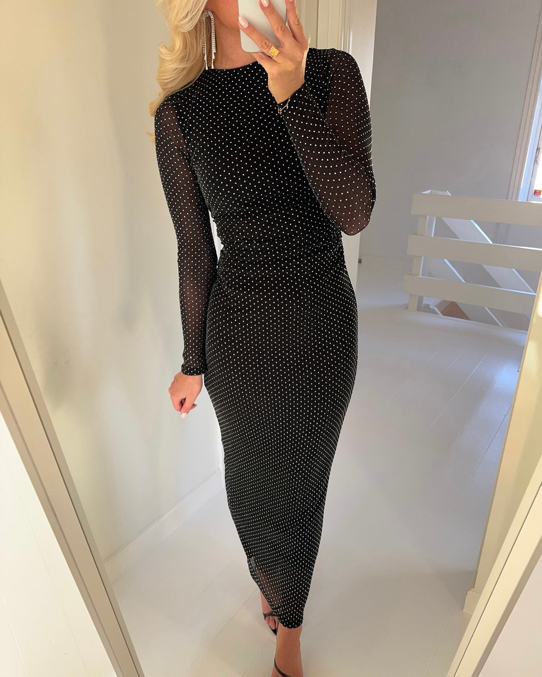 Sister's Point kjole esme-dr.ls5 black/silver