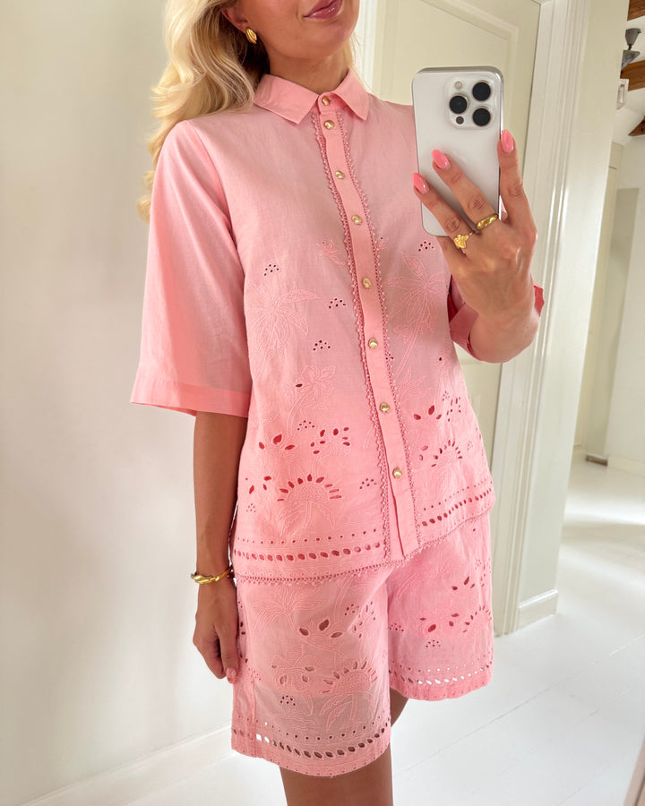 Love&Divine shorts love1585 coral pink