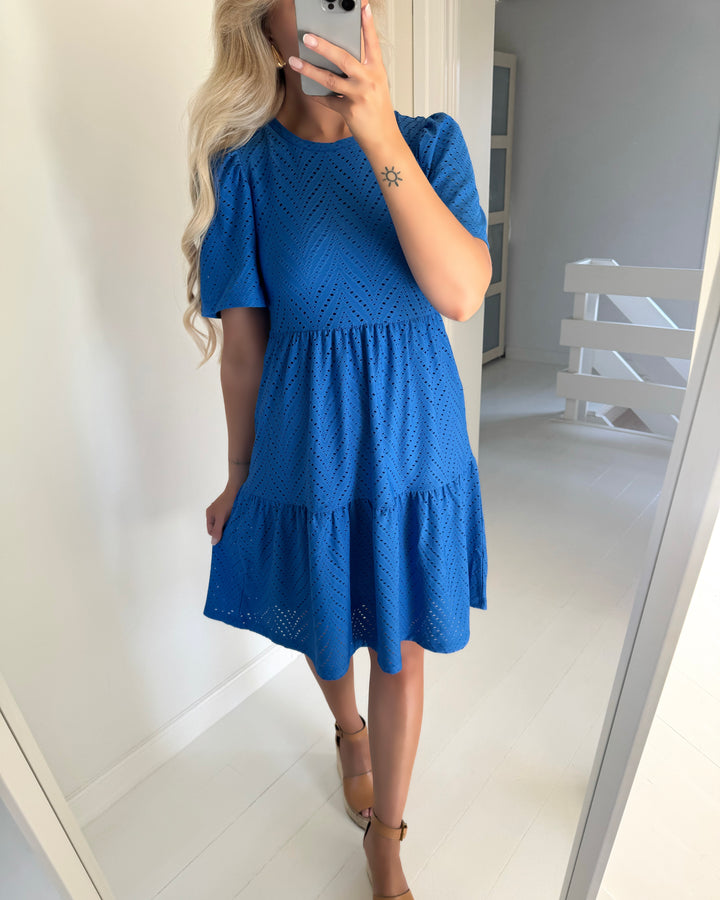 JDY kjole carla cathinka ss strong blue