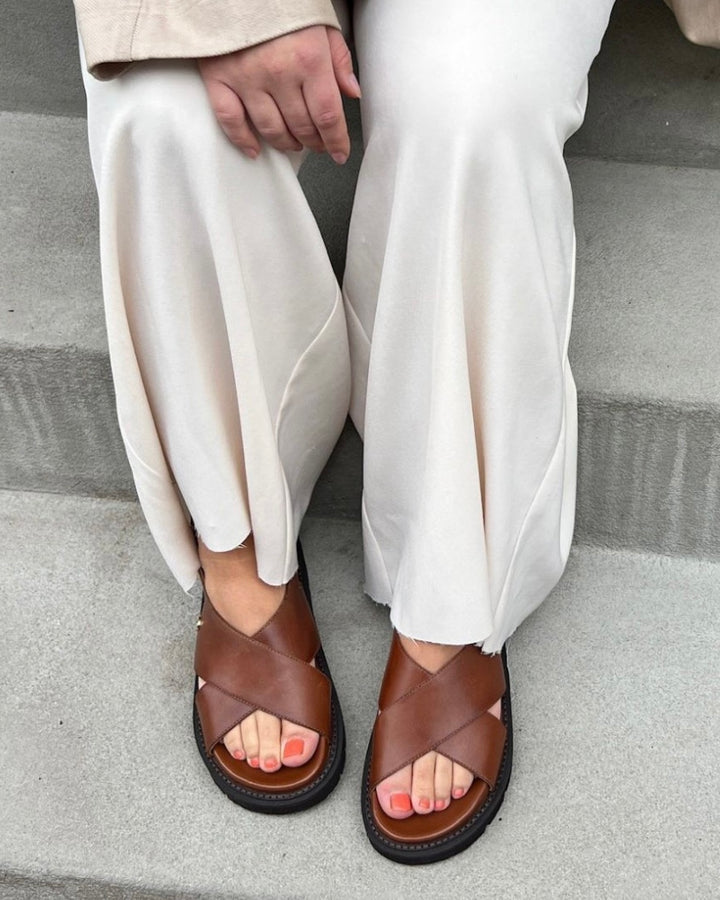 Copenhagen Shoes sandaler summertime cognac-cognac