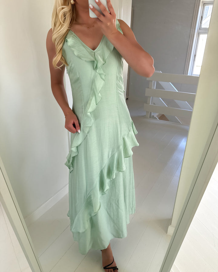 Moves kjole lisu maxi laurel green
