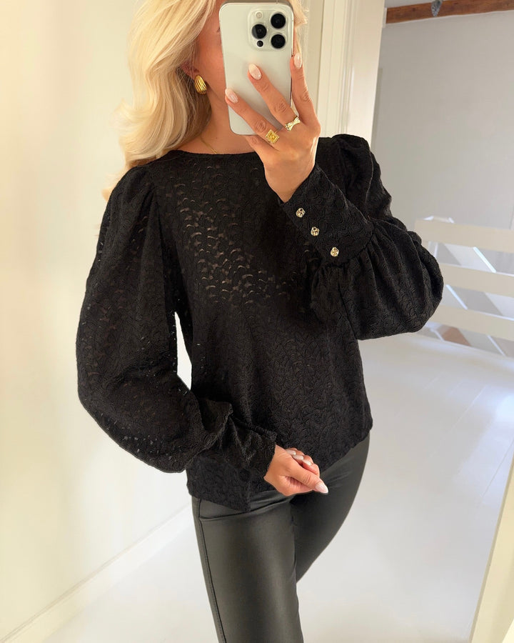 Love&Divine bluse love1244 black