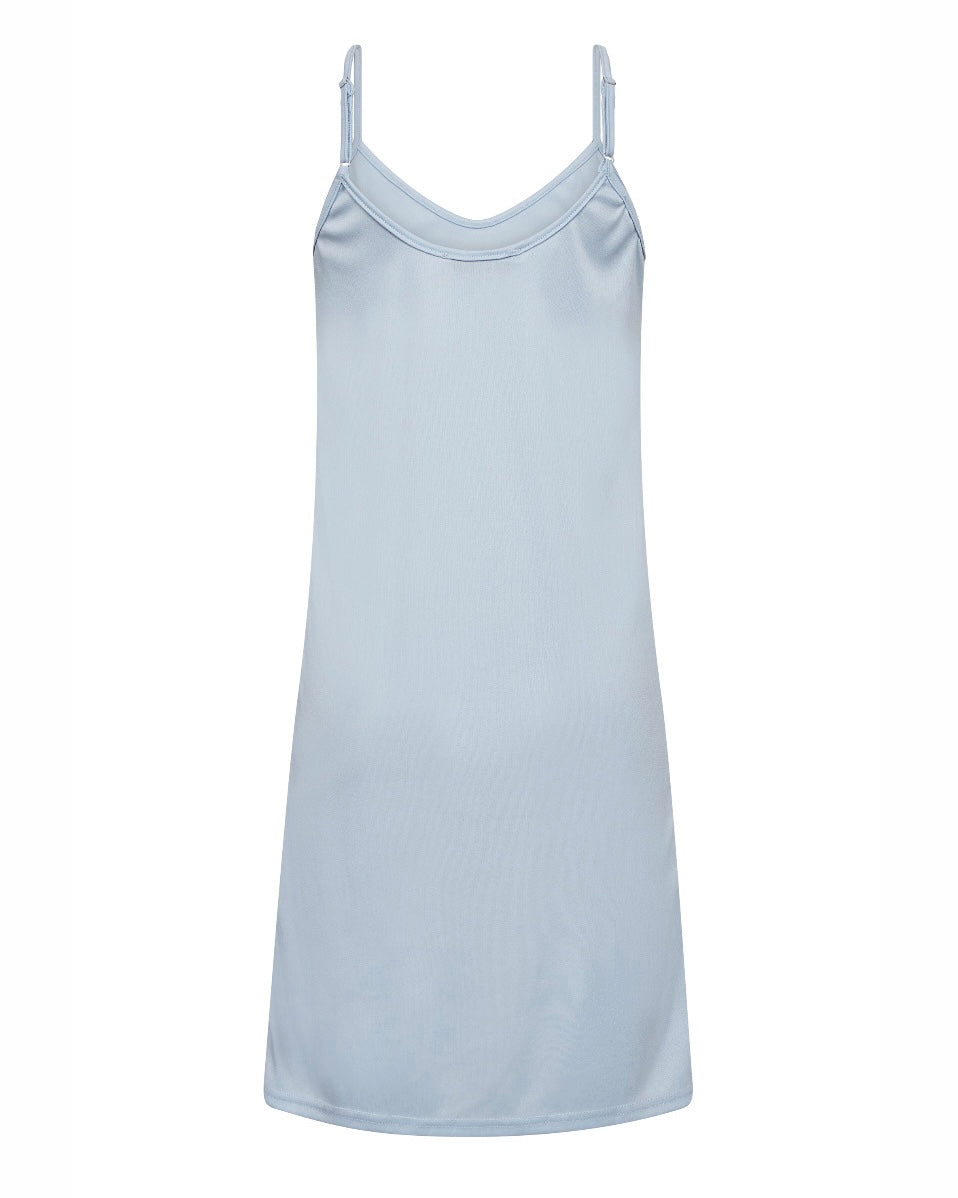 A-View kjole slip light blue