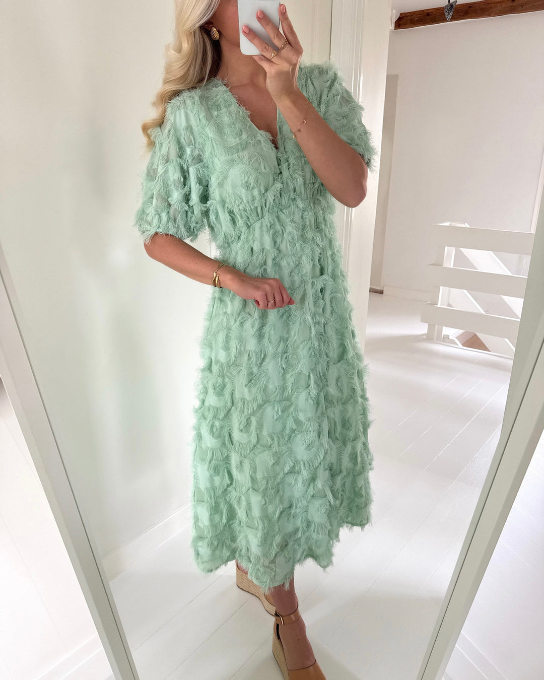 Y.A.S kjole pazylla 2/4 midi surf spray