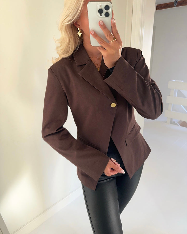 Pieces blazer jammi ls oversized wvn delicioso - FORUDBESTILLING LEV. UGE 49