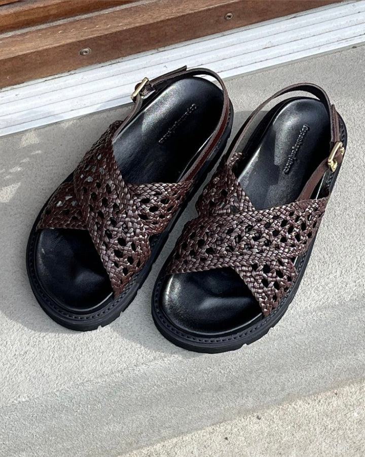 Copenhagen Shoes sandaler summertime f. - dk brown