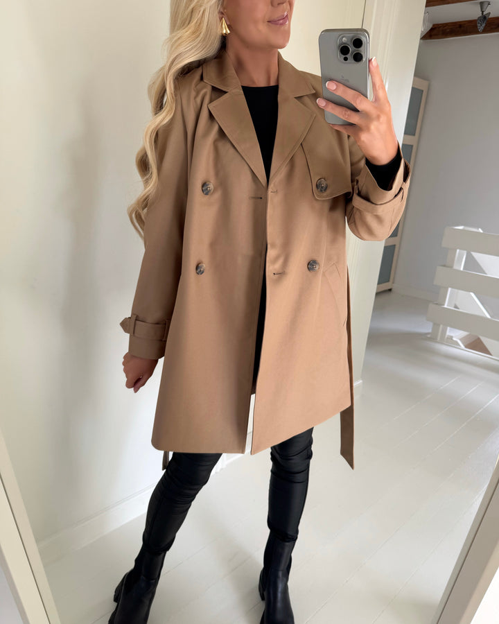 Vero Moda trenchcoat celeste tigers eye