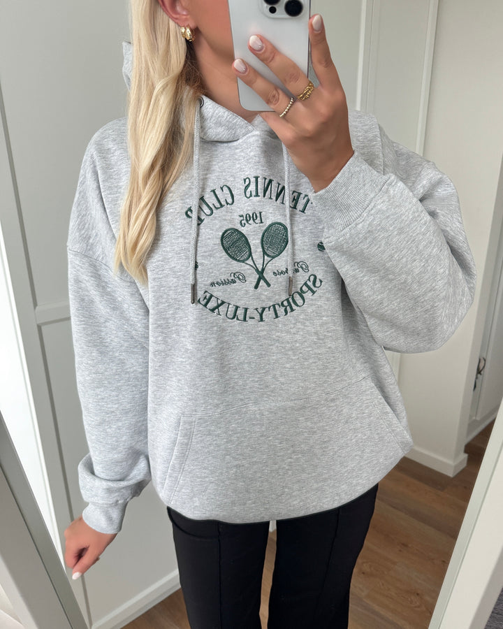 Sister’s Point hoodie hike light grey melange