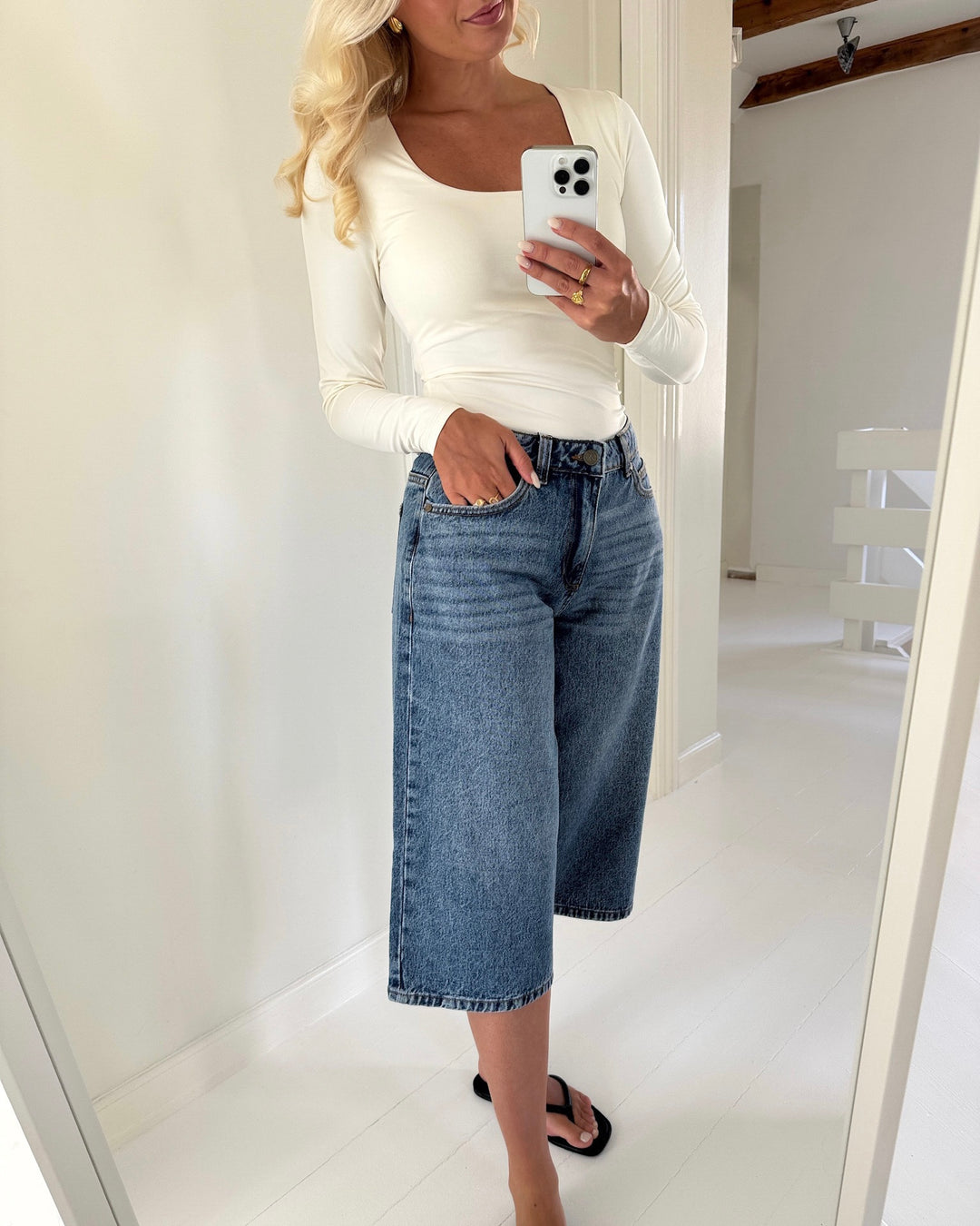 Sister's Point shorts great-sho2 denim