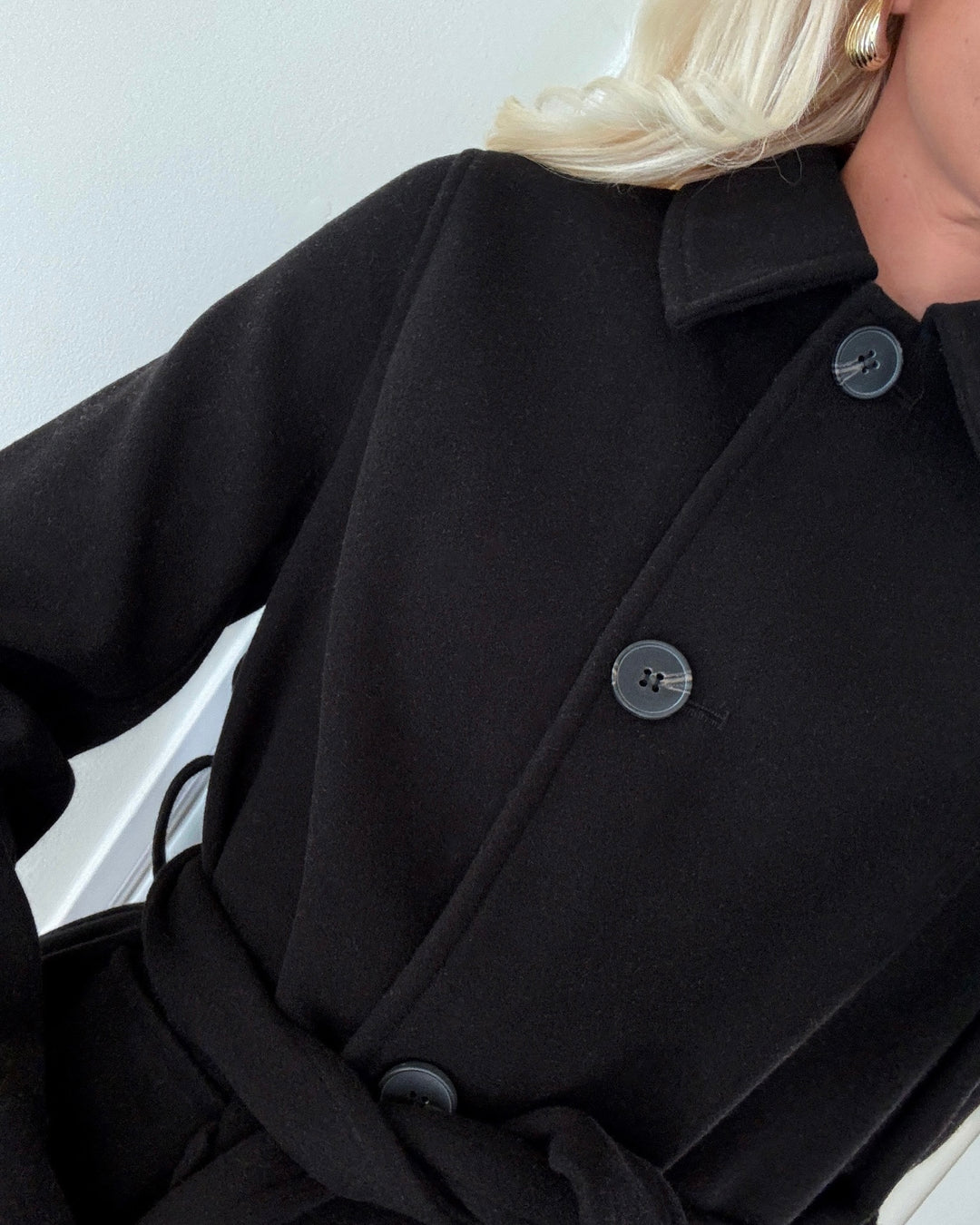 Vero Moda frakke fortuneparis long black