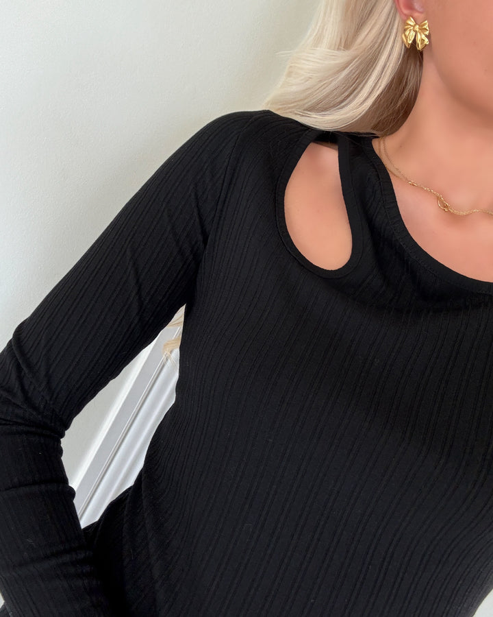 Moves bluse luvie ls black