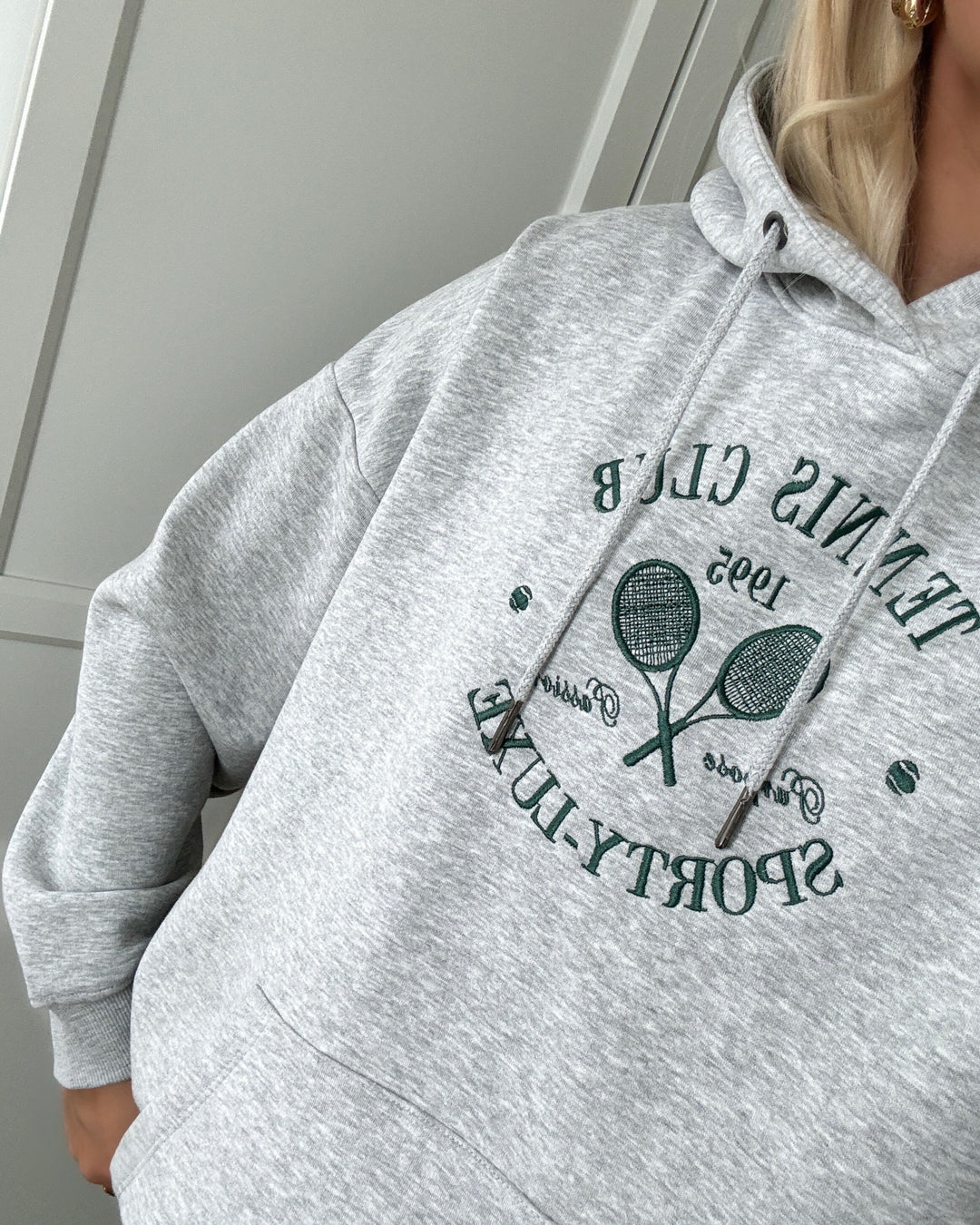 Sister’s Point hoodie hike light grey melange