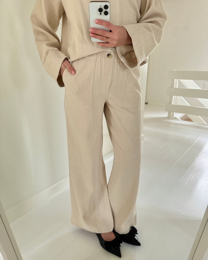 Vero Moda bukser hannah hw ecru