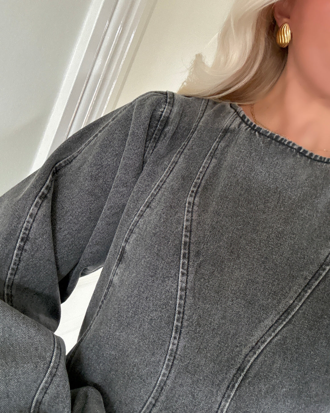 Moves kjole reyna stone black