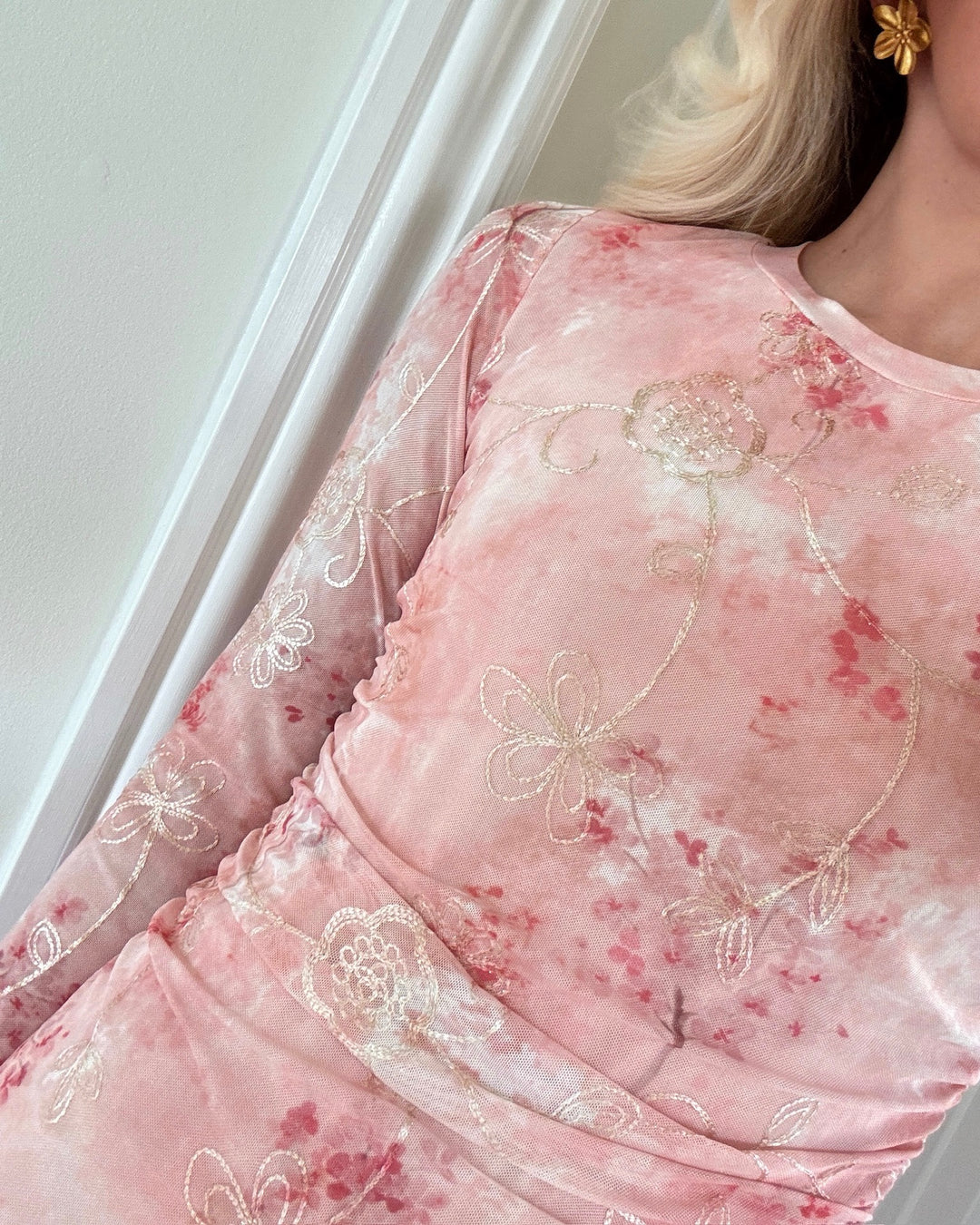 A-View kjole naja peach