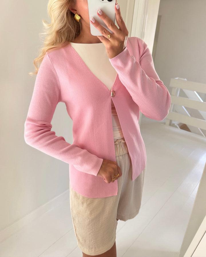 Vero Moda cardigan hailey ls knit roseate spoonbill
