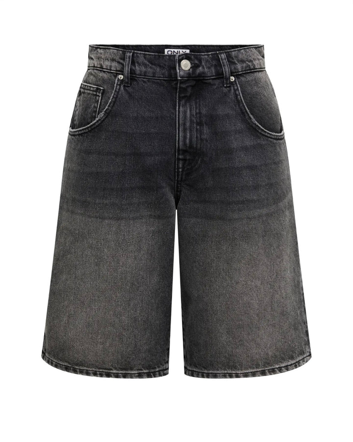 Only shorts mate reg baggy long washed black