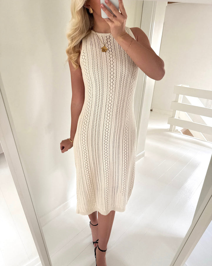 Pieces kjole nuka sl knit midi birch