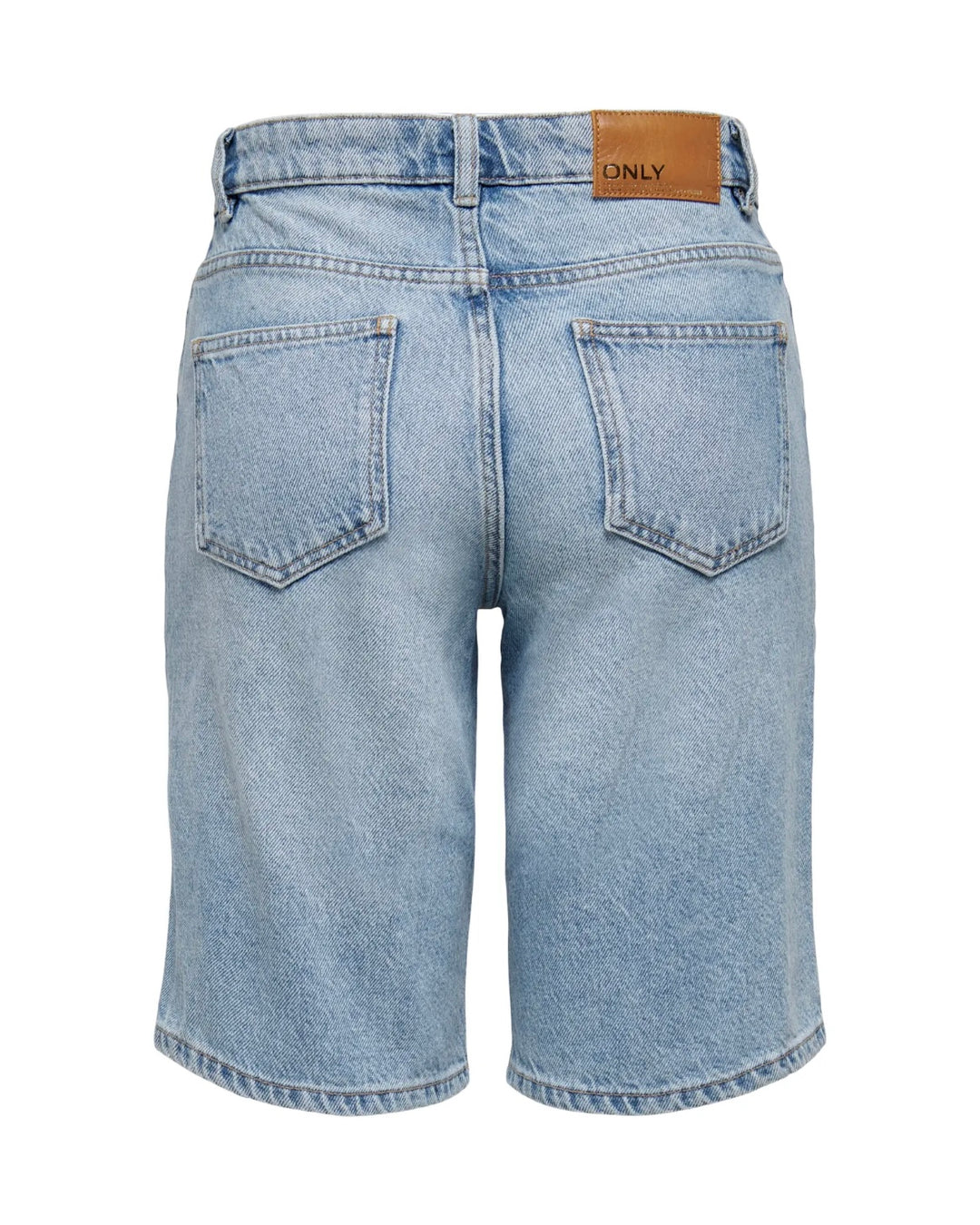 Only shorts sonny hw wide denim light blue denim