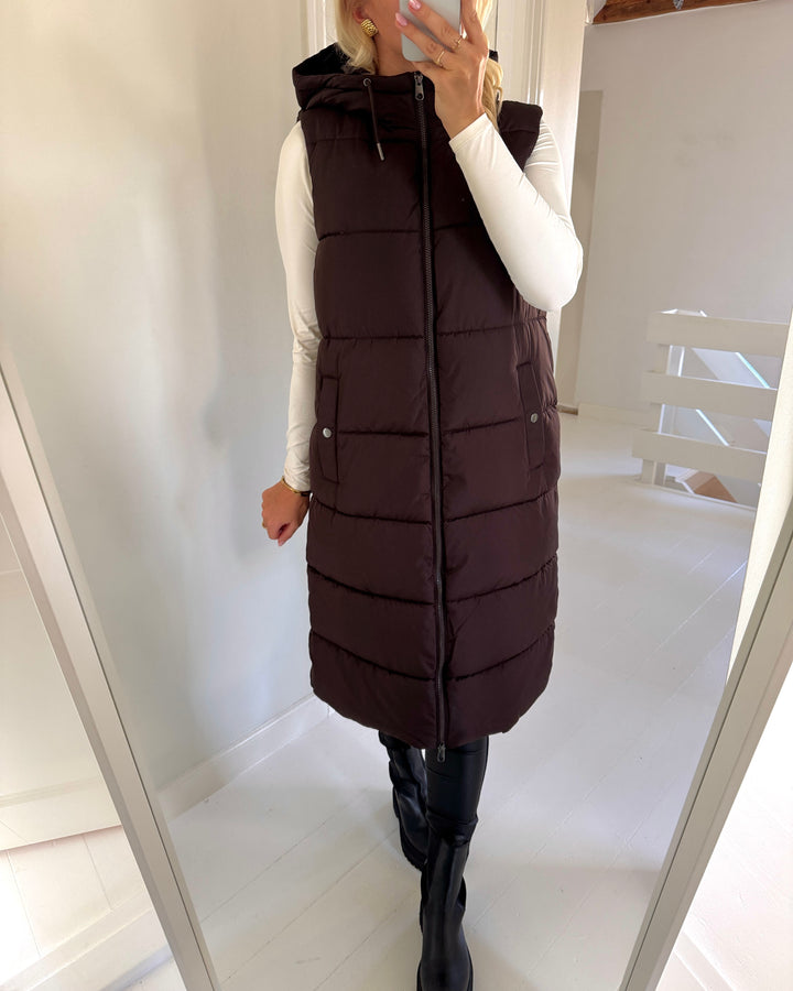 Vero Moda vest michelle chocolate torte