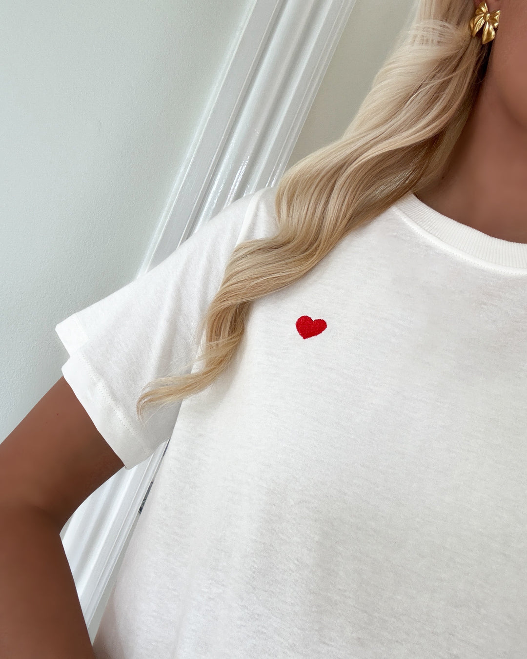 JDY t-shirt pisa ss print cloud dancer/bittersweet heart