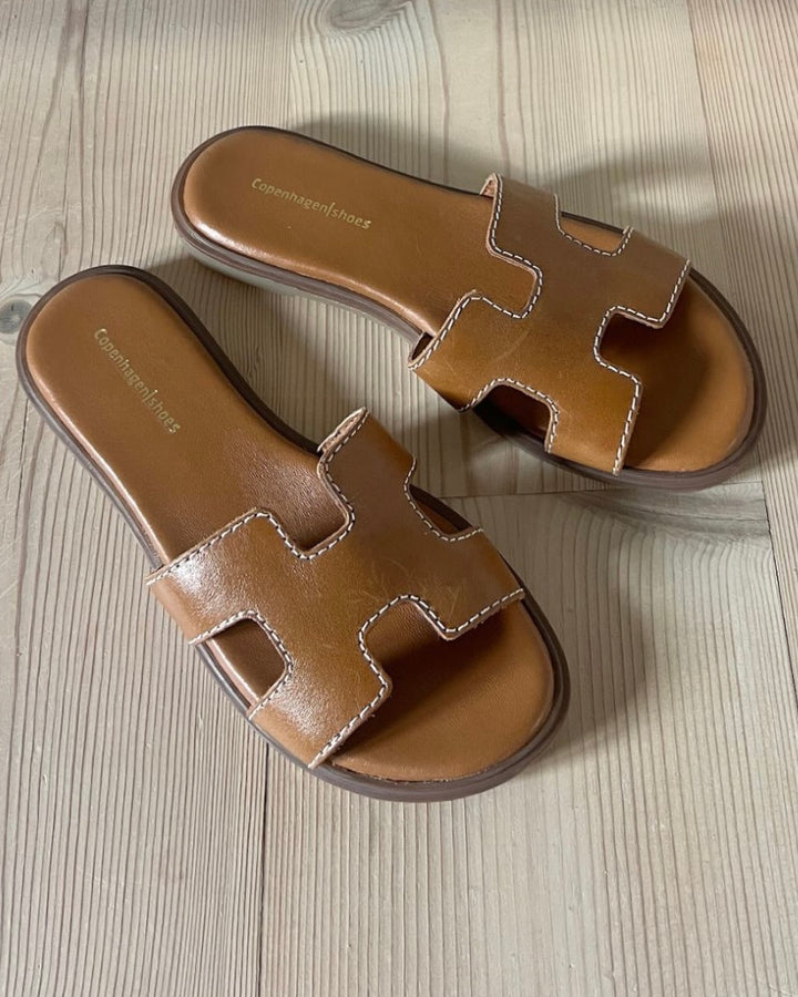 Copenhagen Shoes sandaler all for love cognac