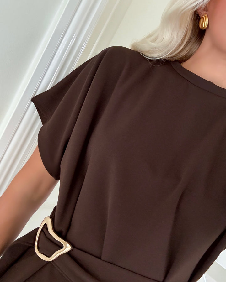 Sister's Point kjole gelia-dr2 d. chocolate