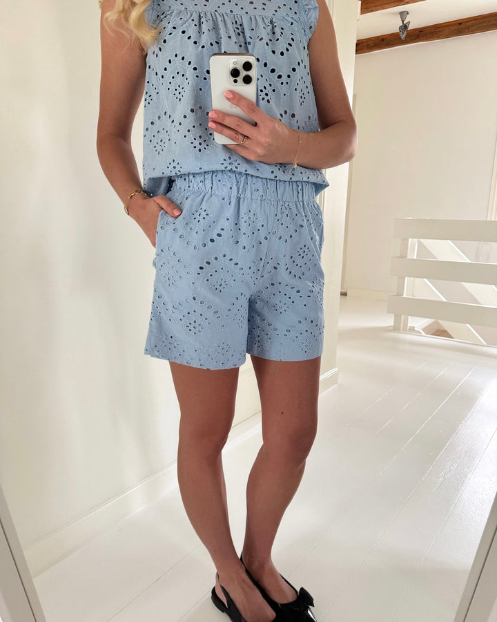 Pieces shorts vilde mw cashmere blue