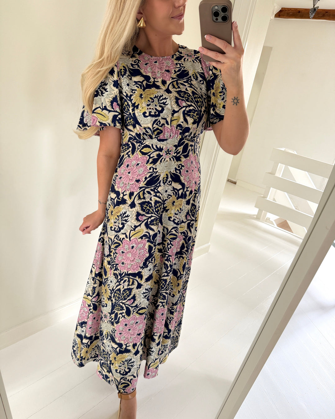Love&Divine kjole love1000-16 navy paisley