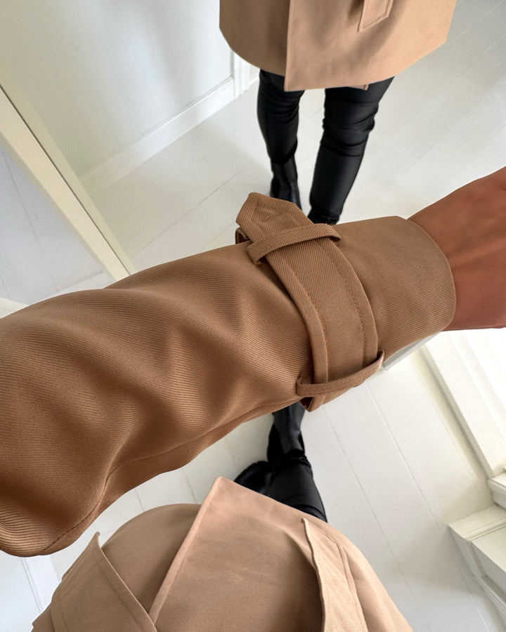 Vero Moda trenchcoat celeste tigers eye