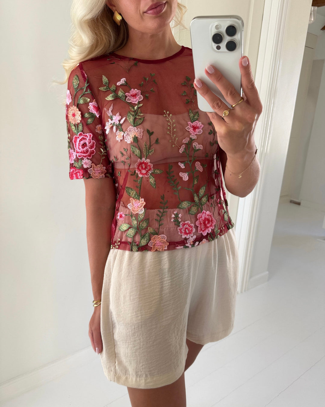 A-View bluse fuschia bordeaux/rose