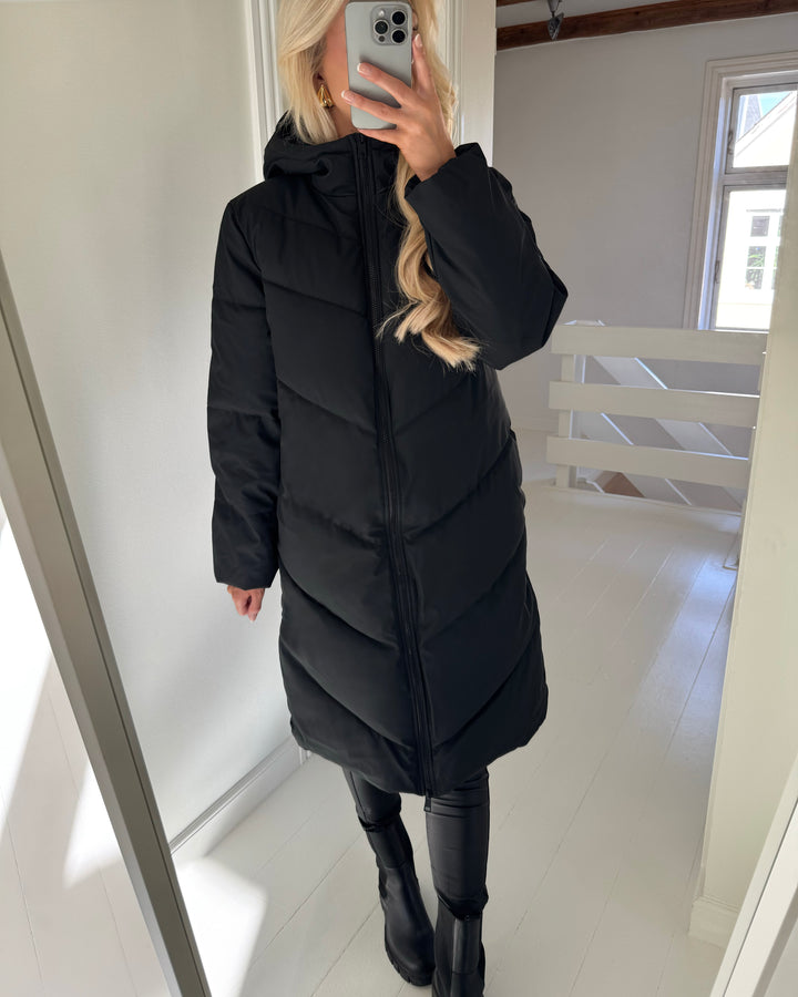JDY jakke ulrikka life water repellent puffa black