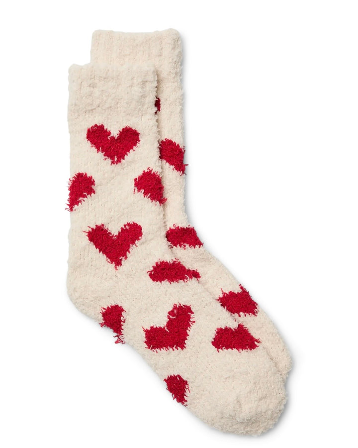 Vero Moda strømper dora fluffy 2-pack xmas karanda red/birch/hearts