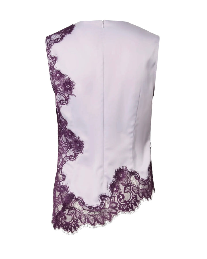Y.A.S top pella sl lace orchid petal/wineberry