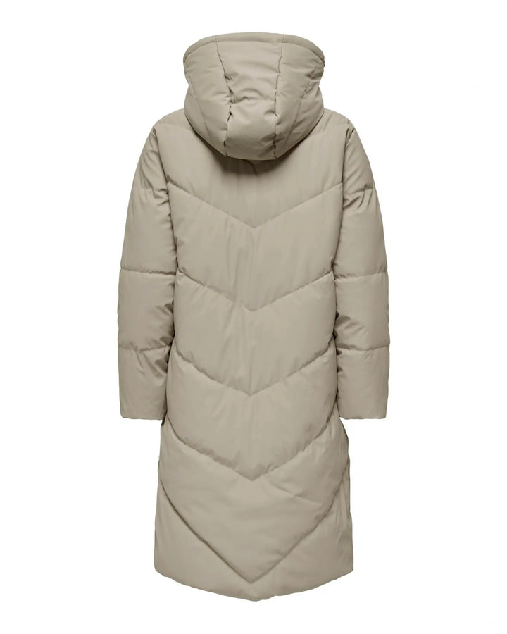 JDY jakke ulrikka life water rep puffa otw noos simply taupe