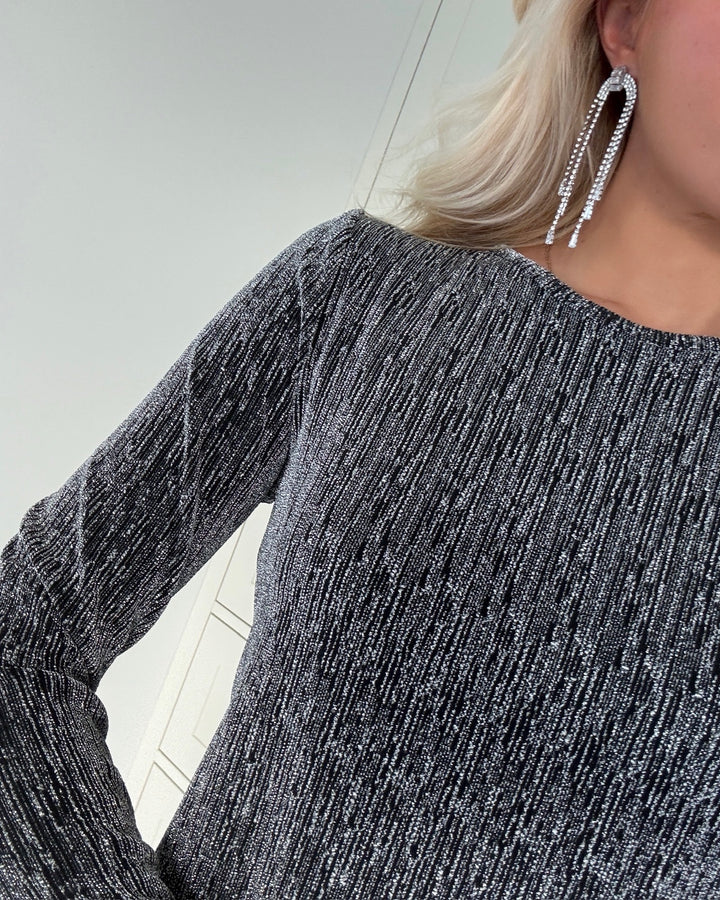 Sister's Point kjole vyla-dr1 black/silver