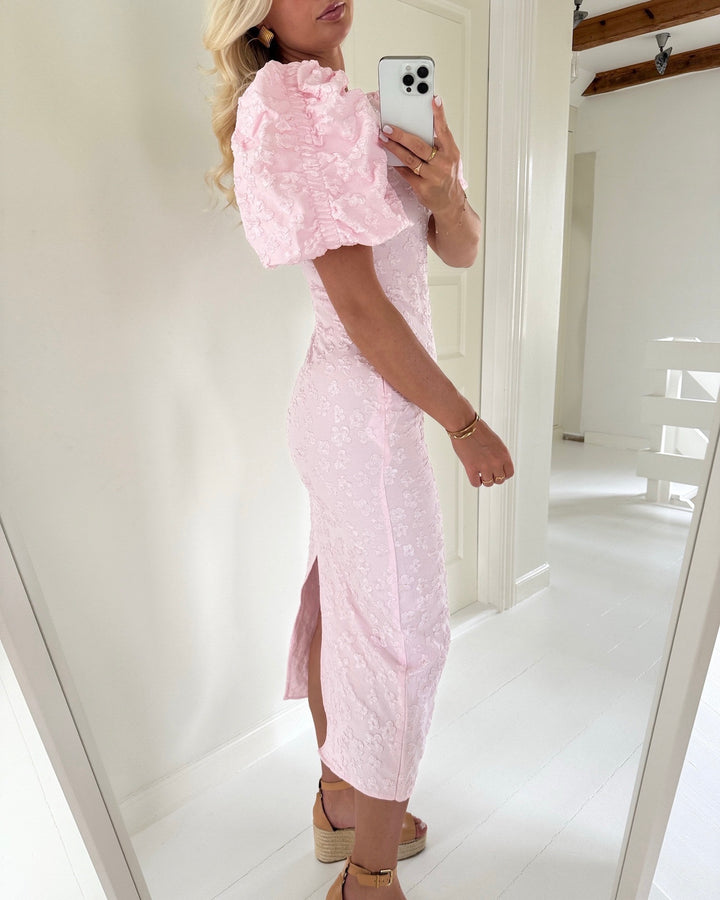 Vero Moda kjole fia ss o-neck midi ballerina