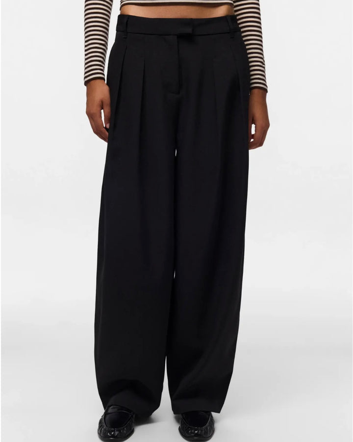 Pieces bukser olivia mw barrel black