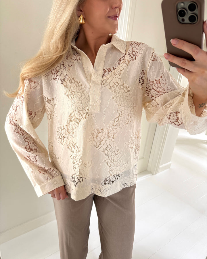 Love&Divine skjorte love1526 cream