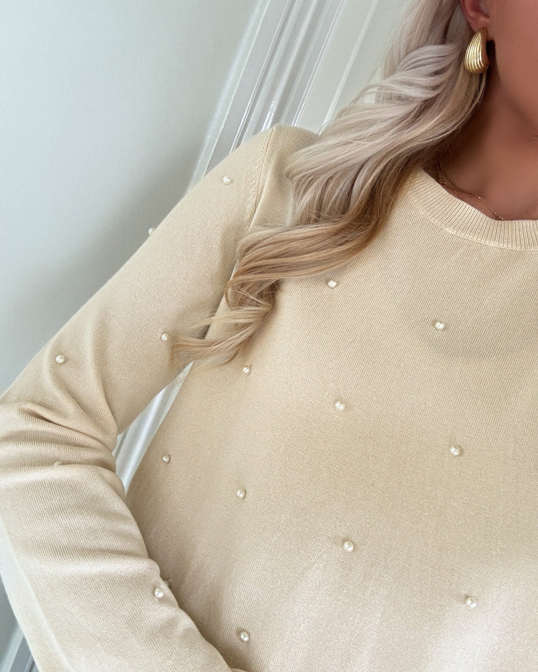 Vero Moda sweater glory pearl ls o-neck boo birch