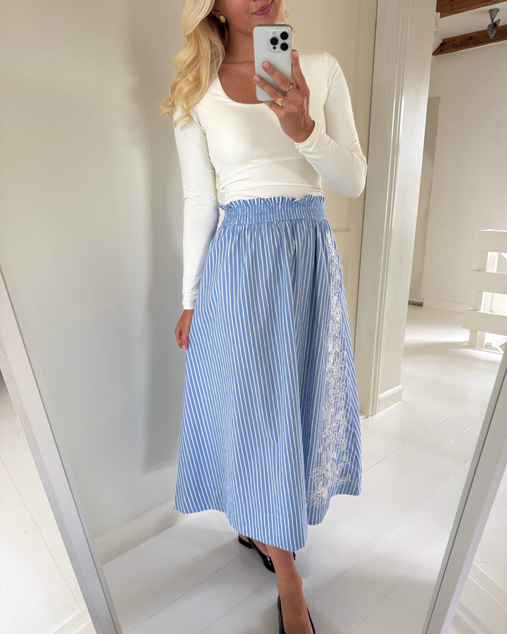 Love&Divine nederdel love1538-1 blue stripes