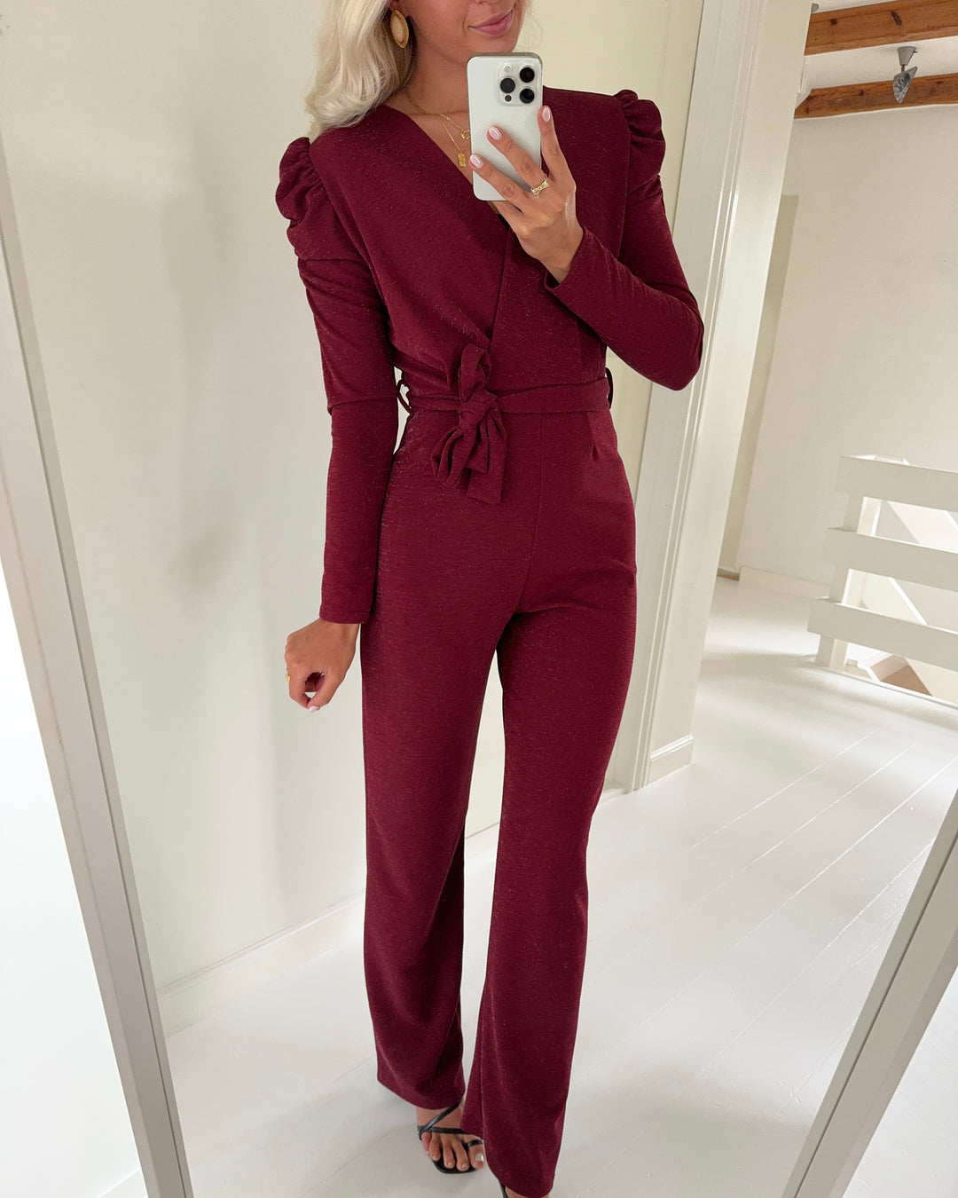 Sister's Point jumpsuit egina-ju18 bordeaux/silver