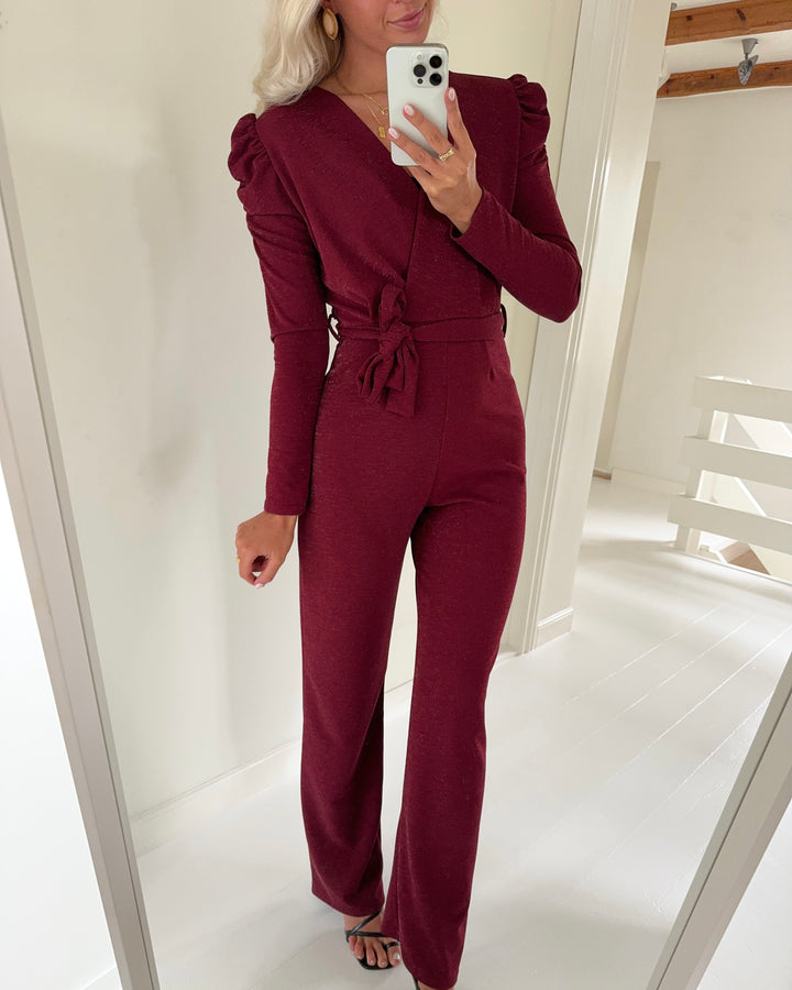 Sister's Point jumpsuit egina-ju18 bordeaux/silver