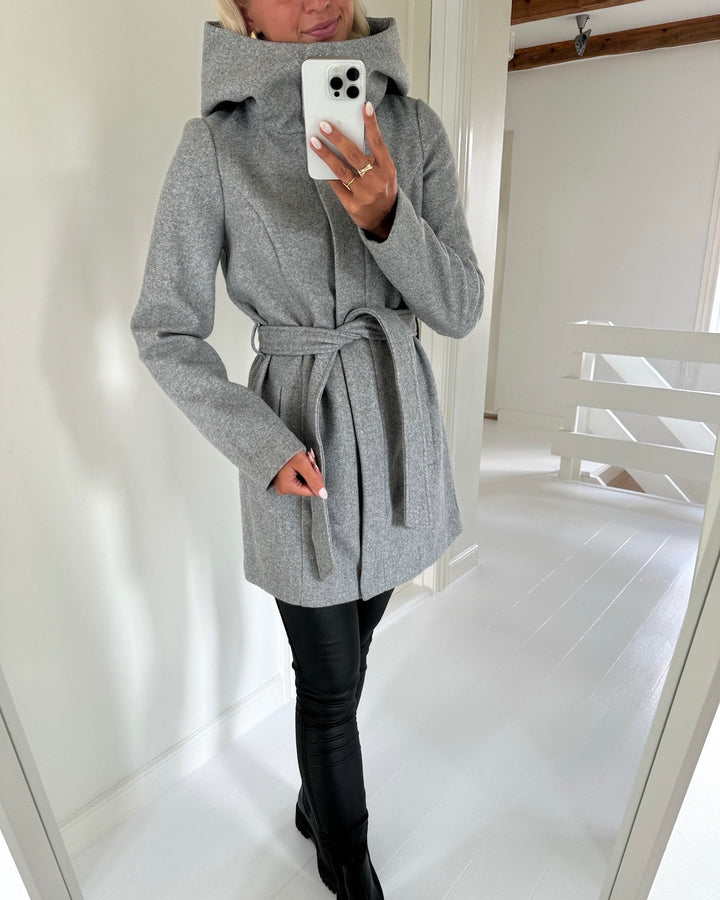 Vero Moda jakke popliva light grey melange