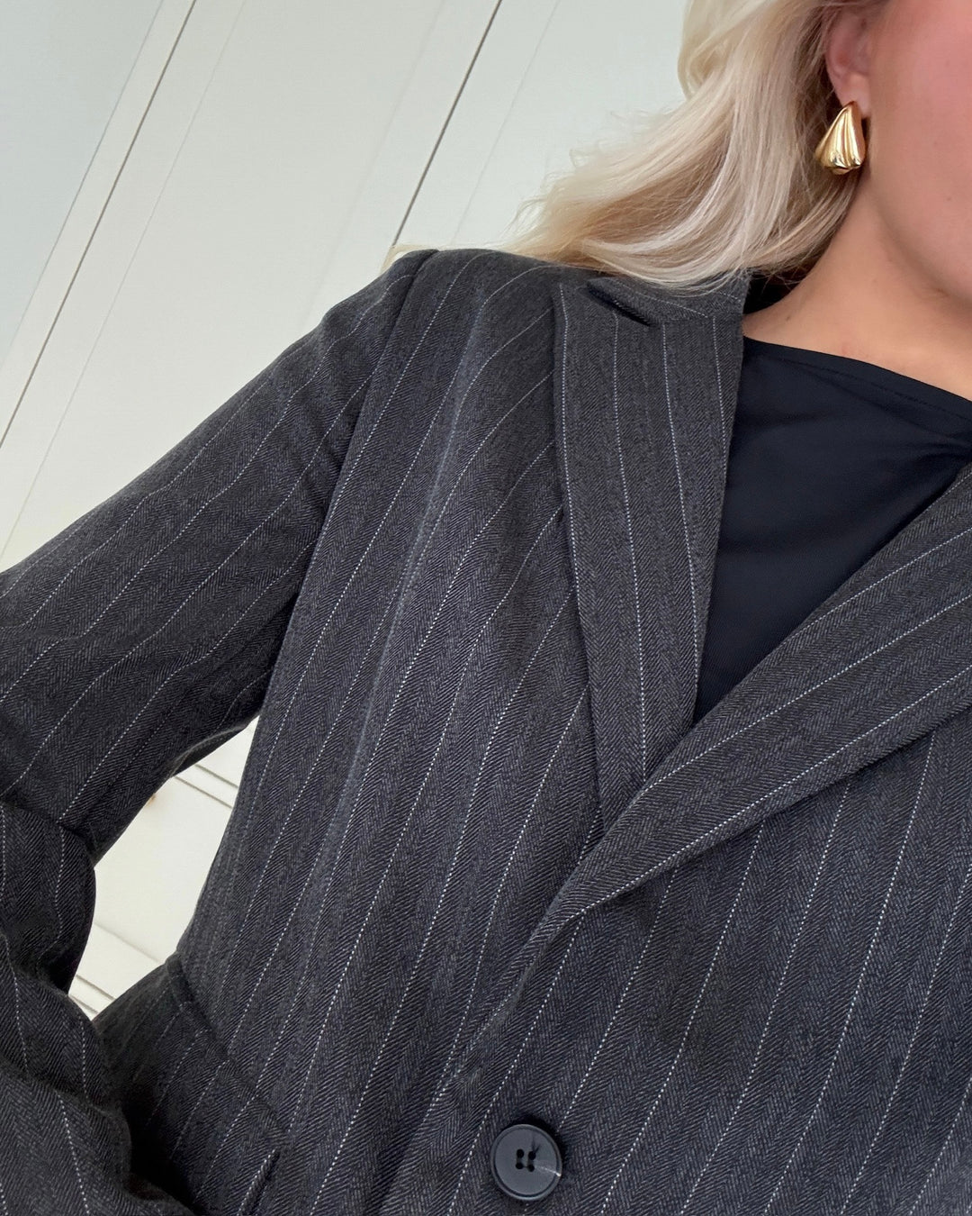 Sister's Point blazer elai-bl d. grey pinstripe