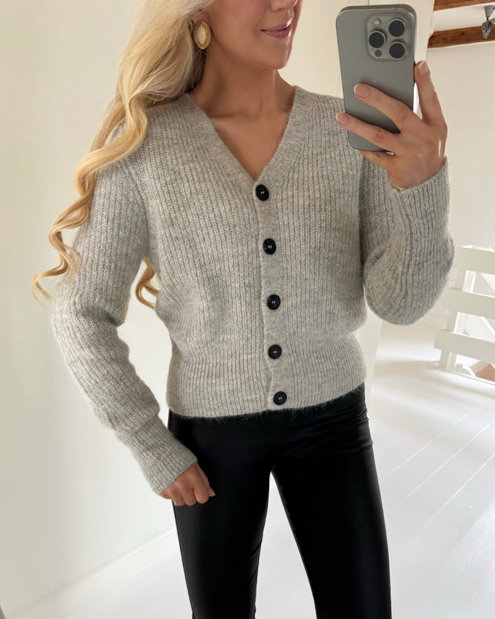 Sister's Point cardigan hapi-ca l. grey melange