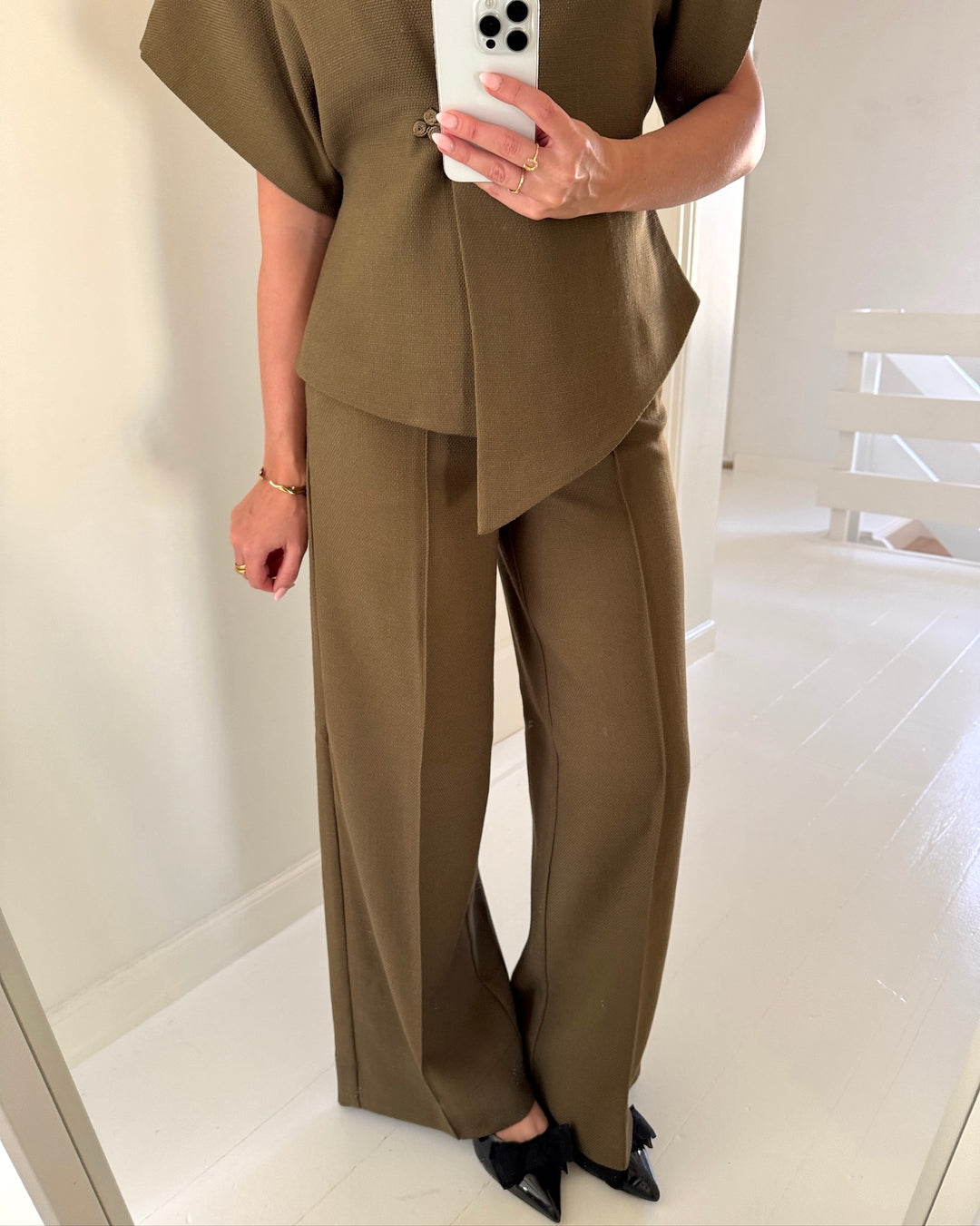 Y.A.S bukser comira hw dark olive