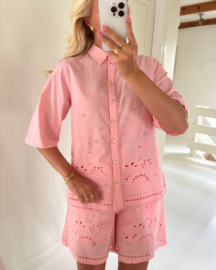 Love&Divine skjorte love1584 coral pink